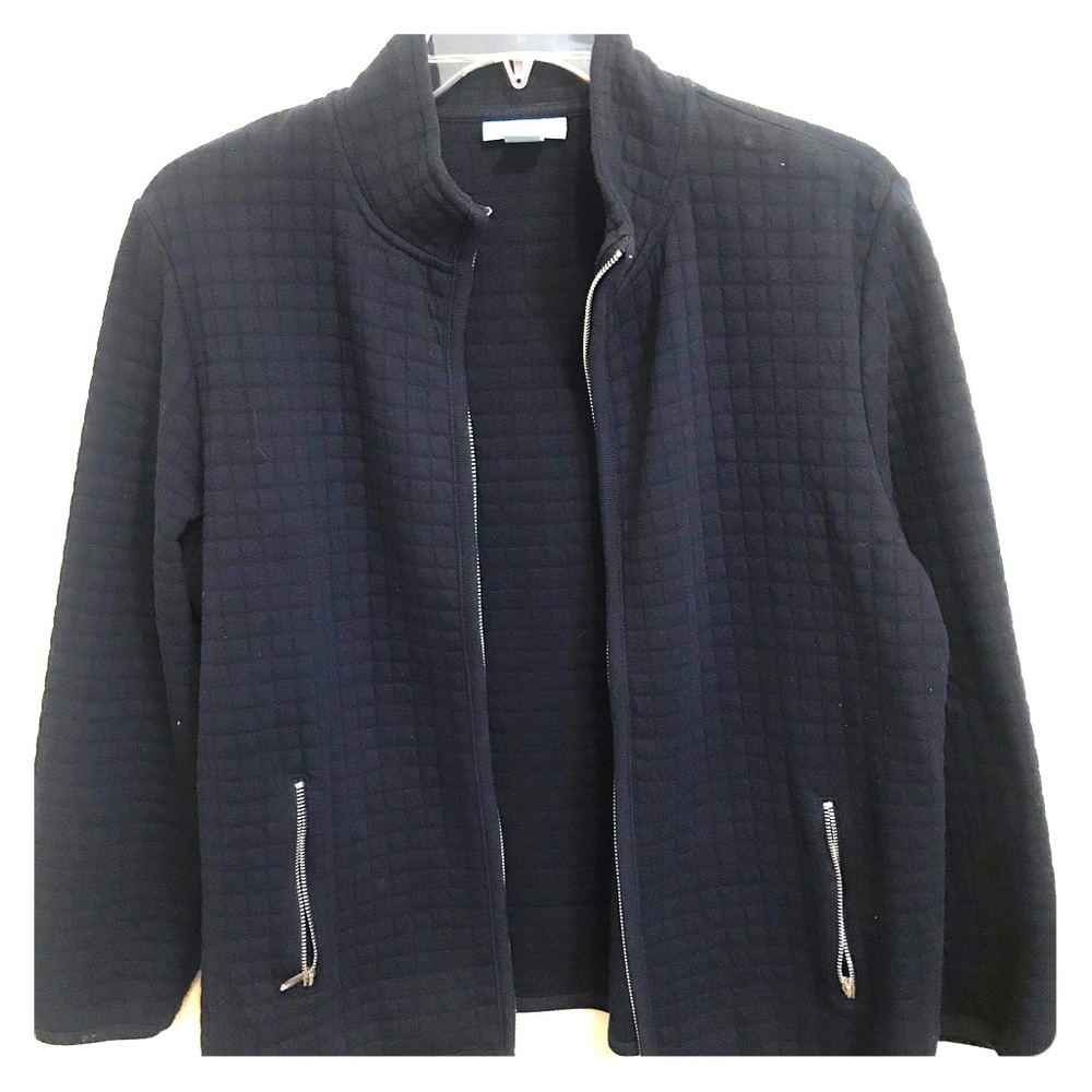 Zippered Navy Jacket